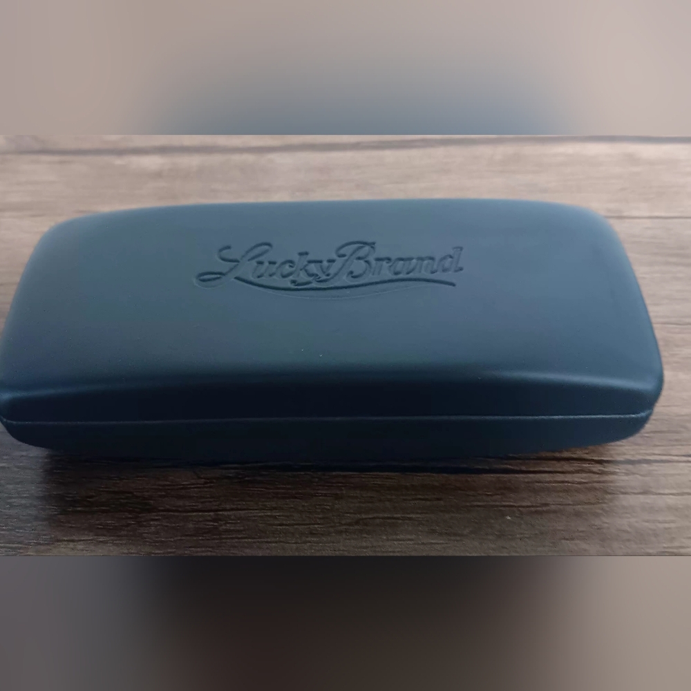 Lucky Brand Hard Glasses Case - Dark Blue
